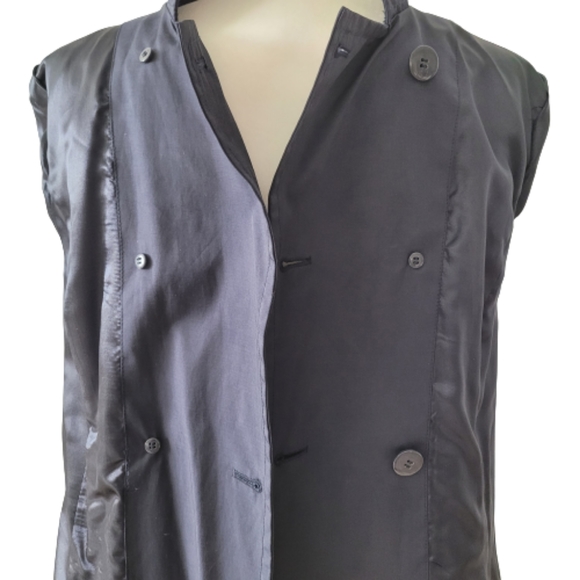 NWOT Women's Pelle Studio Contrast-Trim Belted Trench Coat, sz M - Picture 10 of 15